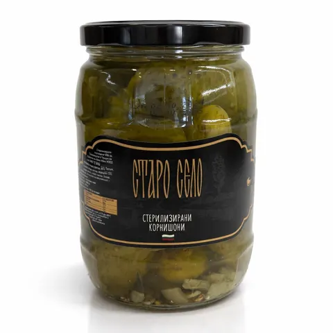 Стерилизирани корнишони "Старо село" 680 гр