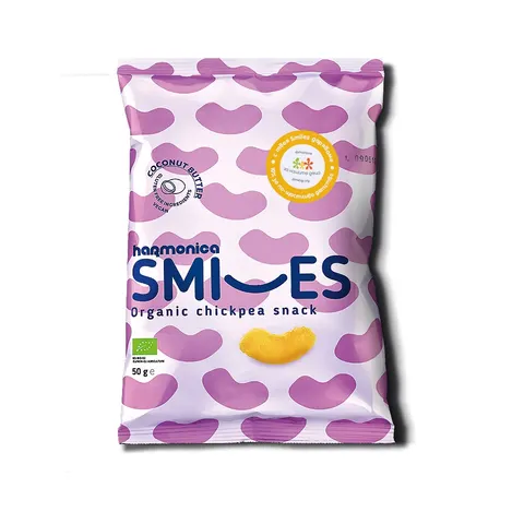 Био Smiles нахутени пръчици с кокосово масло Harmonica 50гр.