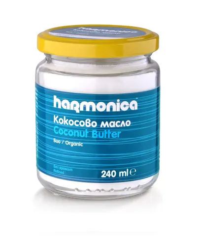 Био Кокосово масло Harmonica 240/660мл.